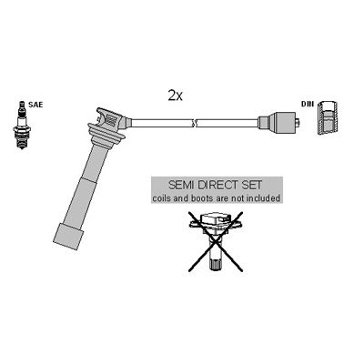 HITACHI 134987 Ignition Cable Kit