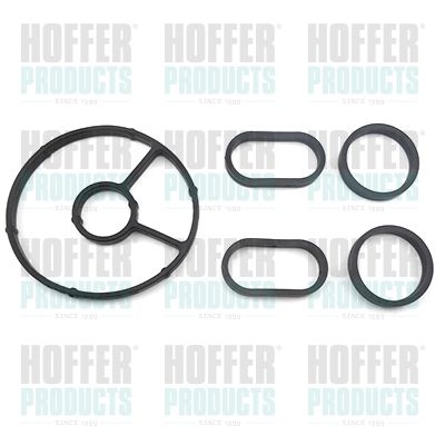 Gasket Set, oil cooler HOFFER 01623