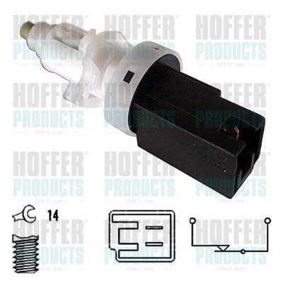 HOFFER 3500020 Stop Light Switch