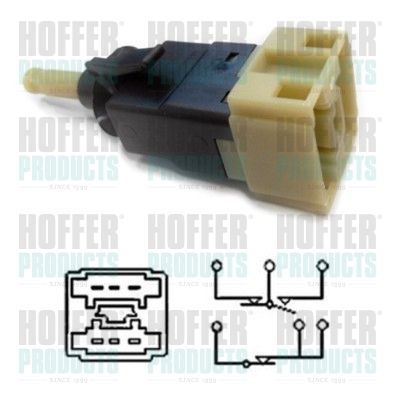 Stop Light Switch HOFFER 3500065