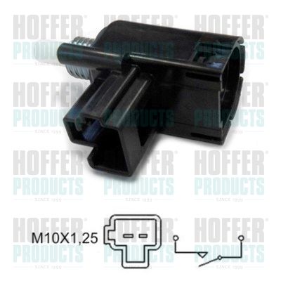 HOFFER 3500103 Switch, clutch control (cruise control)