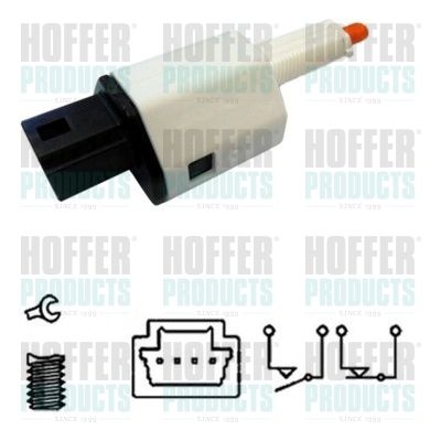 Stop Light Switch HOFFER 3500116