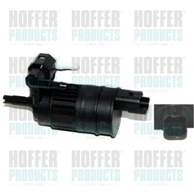 Washer Fluid Pump, window cleaning HOFFER 7500116