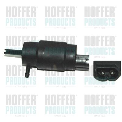 Washer Fluid Pump, window cleaning HOFFER 7500120