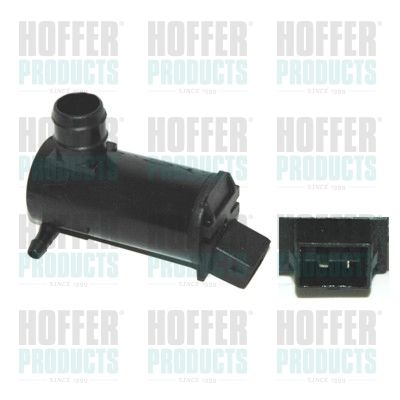 HOFFER 7500136 Washer Fluid Pump, window cleaning