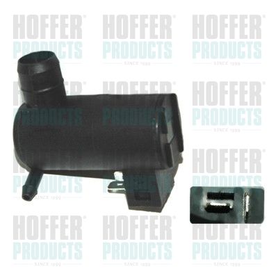 Washer Fluid Pump, window cleaning HOFFER 7500147