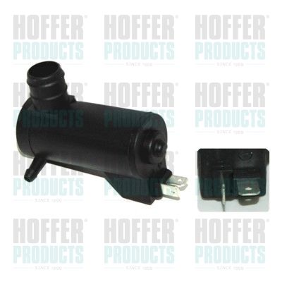 Washer Fluid Pump, window cleaning HOFFER 7500150