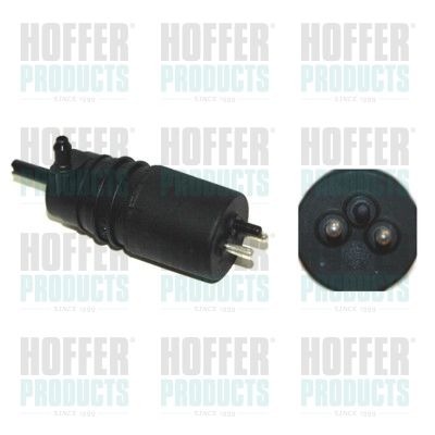 Washer Fluid Pump, window cleaning HOFFER 7500166