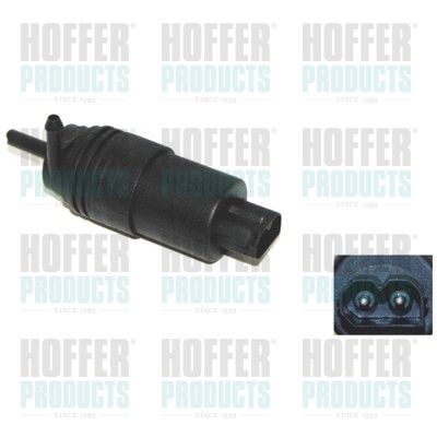 Washer Fluid Pump, window cleaning HOFFER 7500168