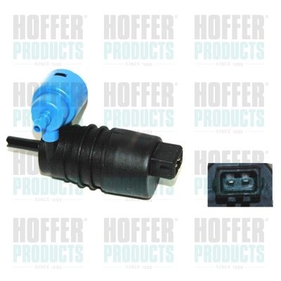 Washer Fluid Pump, window cleaning HOFFER 7500172