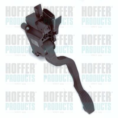 Sensor, accelerator pedal position HOFFER 7513580