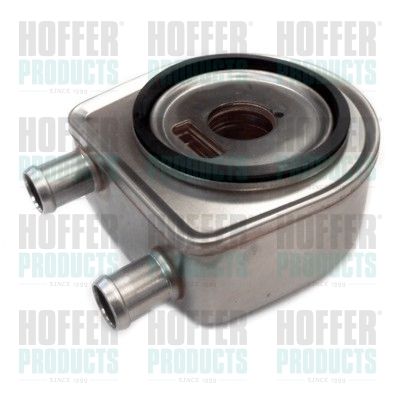 Oil Cooler, engine oil HOFFER 8095065