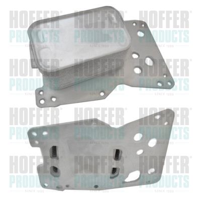 HOFFER 8095136 Oil Cooler, engine oil