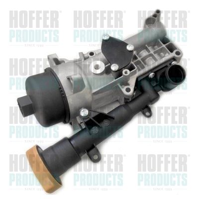 Oil Cooler, engine oil HOFFER 8095204