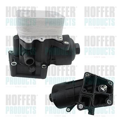 HOFFER 8095218 Oil Cooler, engine oil