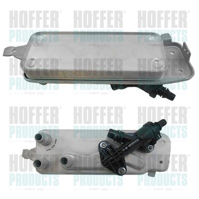 Oil Cooler, automatic transmission HOFFER 8095220