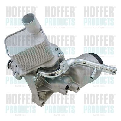 Oil Cooler, engine oil HOFFER 8095225