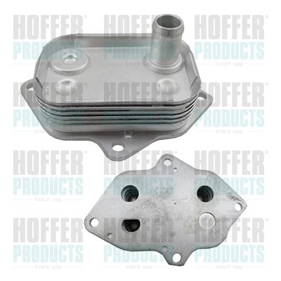 HOFFER 8095253 Oil Cooler, engine oil