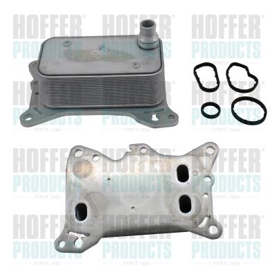 Oil Cooler, engine oil HOFFER 8095319