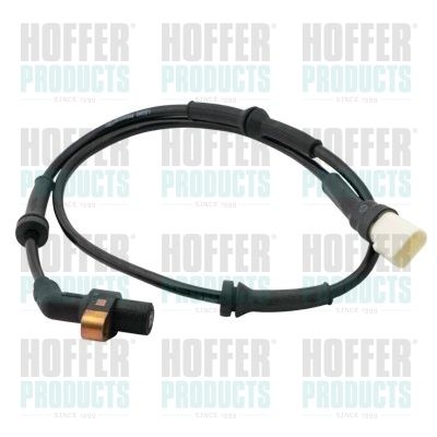 Sensor, wheel speed HOFFER 8290092