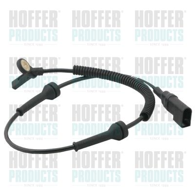 Sensor, wheel speed HOFFER 8290109