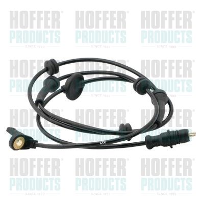 Sensor, wheel speed HOFFER 8290165