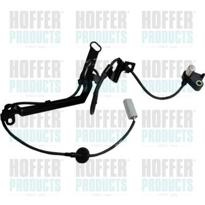 Sensor, wheel speed HOFFER 8290292