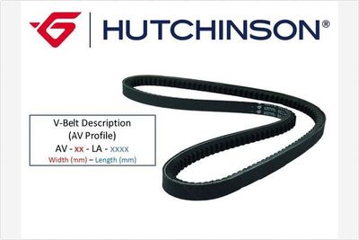 V-Belt HUTCHINSON AV 10 La 925TK