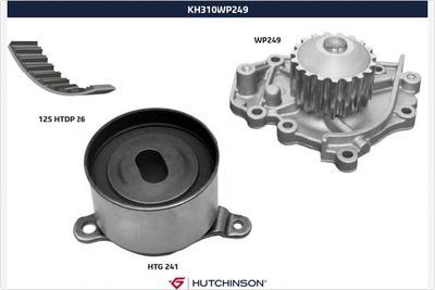 Water Pump & Timing Belt Kit HUTCHINSON KH 310WP249