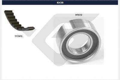 Timing Belt Kit HUTCHINSON KH 39