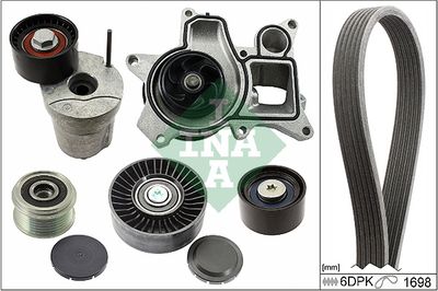 Water Pump + V-Ribbed Belt Kit Schaeffler INA 529 0019 30