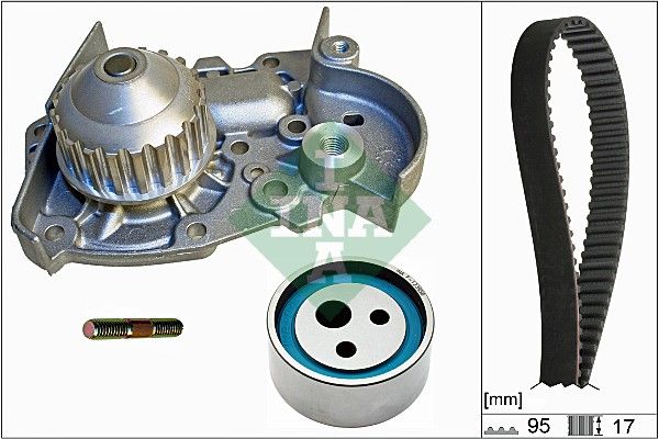 Schaeffler INA 530 0018 31 Water Pump & Timing Belt Kit