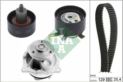 Water Pump & Timing Belt Kit Schaeffler INA 530 0066 30