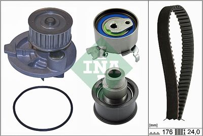 Water Pump & Timing Belt Kit Schaeffler INA 530 0079 30