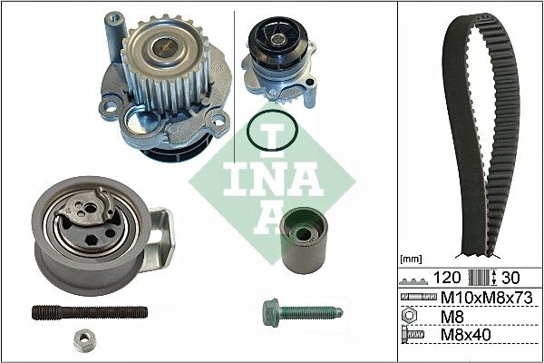 Schaeffler INA 530 0091 31 Water Pump & Timing Belt Kit