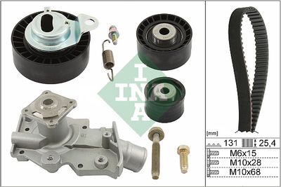 Water Pump & Timing Belt Kit Schaeffler INA 530 0102 30