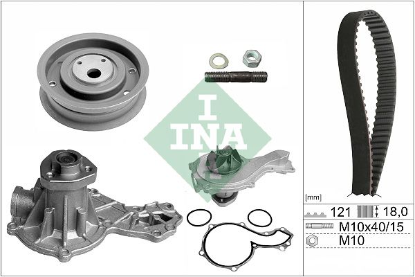 Schaeffler INA 530 0162 30 Water Pump & Timing Belt Kit