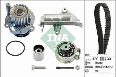 Water Pump & Timing Belt Kit Schaeffler INA 530 0177 30