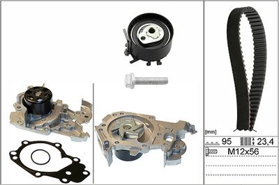 Water Pump & Timing Belt Kit Schaeffler INA 530 0195 30