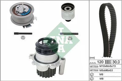 Water Pump & Timing Belt Kit Schaeffler INA 530 0201 30