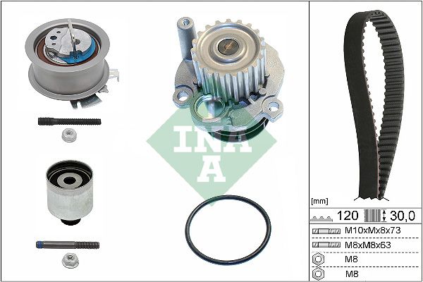 Schaeffler INA 530 0201 32 Water Pump & Timing Belt Kit