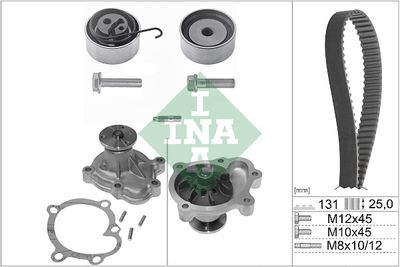 Water Pump & Timing Belt Kit Schaeffler INA 530 0338 30