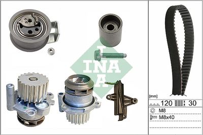 Water Pump & Timing Belt Kit Schaeffler INA 530 0340 30