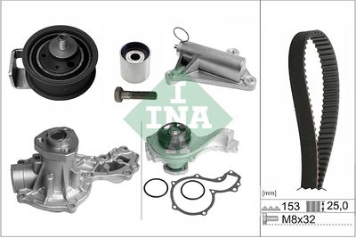 Water Pump & Timing Belt Kit Schaeffler INA 530 0359 30