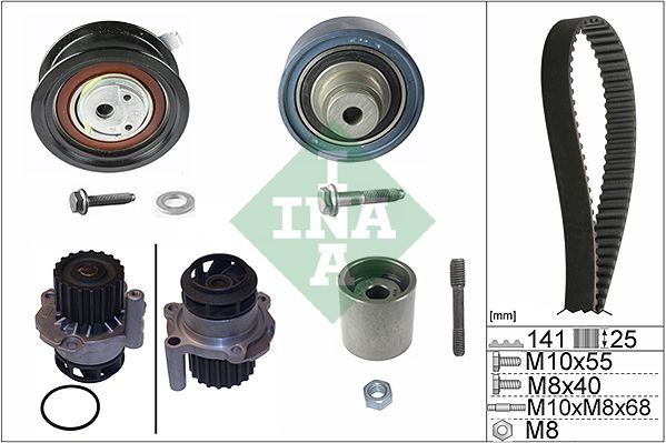 Schaeffler INA 530 0361 30 Water Pump & Timing Belt Kit