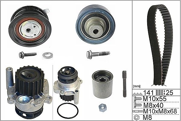 Schaeffler INA 530 0361 32 Water Pump & Timing Belt Kit