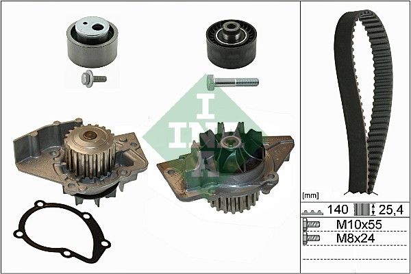 Schaeffler INA 530 0440 30 Water Pump & Timing Belt Kit