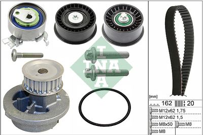 Water Pump & Timing Belt Kit Schaeffler INA 530 0441 32