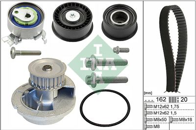 Water Pump & Timing Belt Kit Schaeffler INA 530 0443 31