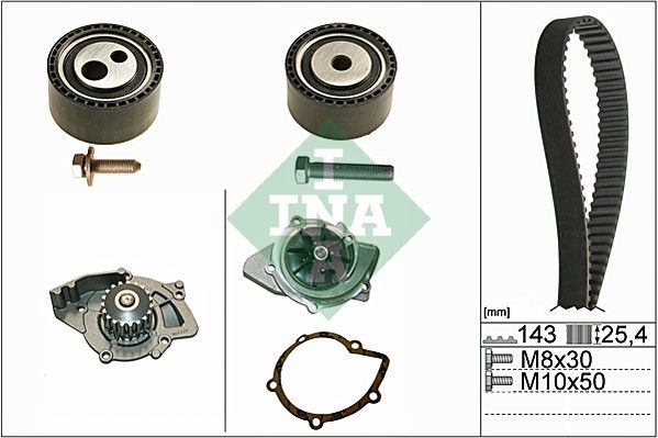 Schaeffler INA 530 0447 30 Water Pump & Timing Belt Kit